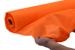 Fluorescent High Visibility Orange Mesh