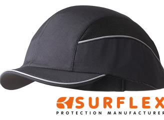 Surflex Short Peak Bump Cap - Black